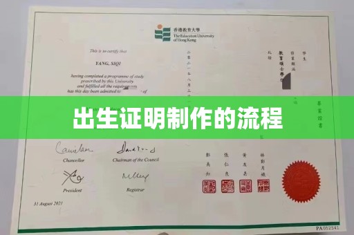 裕安出生证明制作的流程