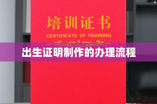 裕安出生证明制作的办理流程